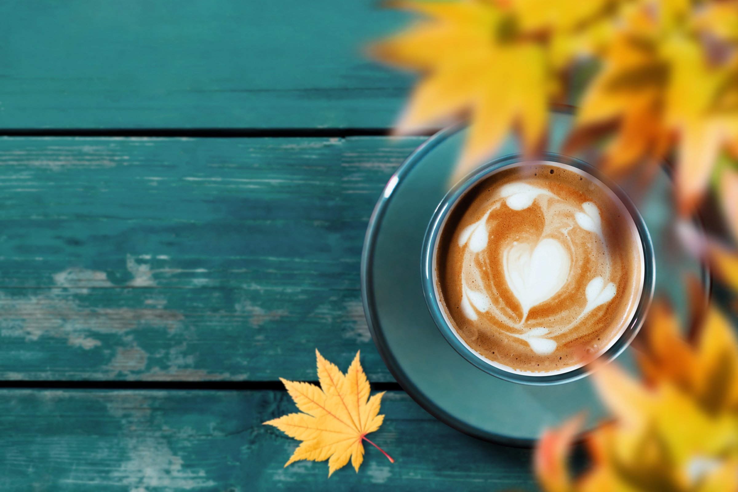 Fall Coffee Flatlay